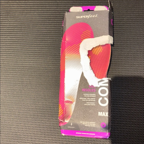 Superfeet Women’s Comfort Run insoles Max Pink 6.5-8 C NIB - Picture 8 of 8